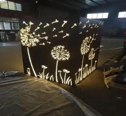 重庆耐候钢灯箱